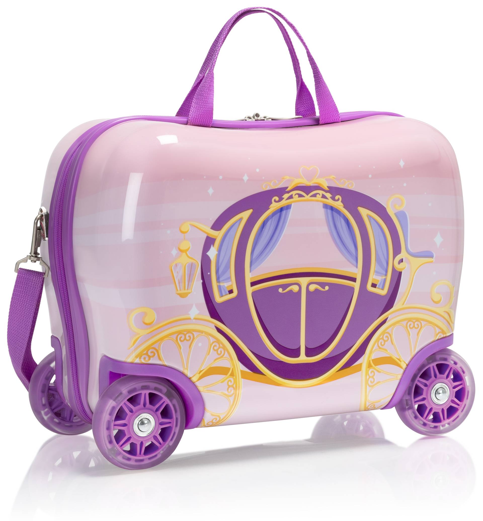 Heys Kinderkoffer »Heys Kids Ride-On Luggage«, 4 Rollen, Kindertrolley, Kinderreisegepäck, Königliche Kutsche, Handgepäck von Heys