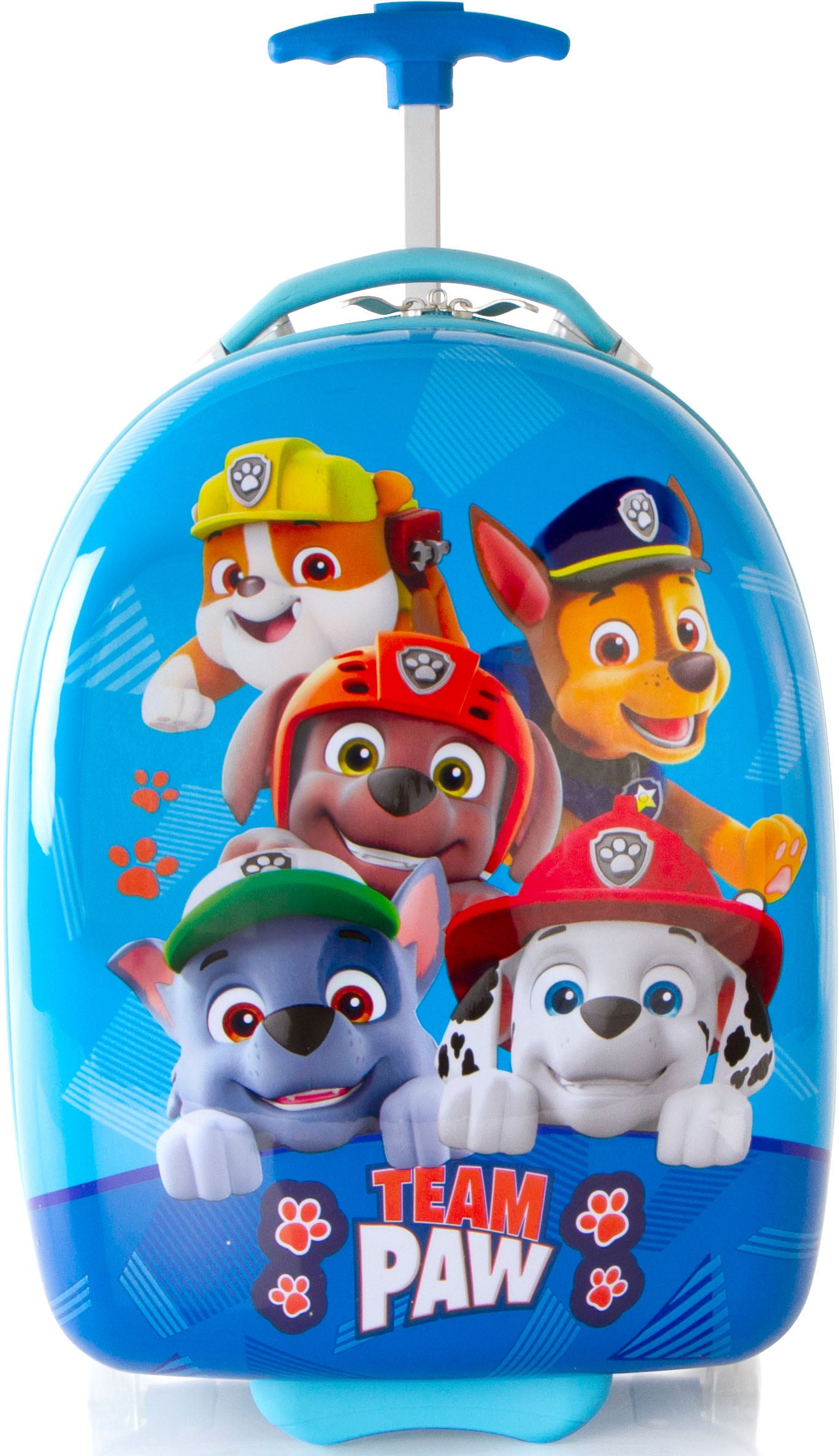 Heys Kinderkoffer »Paw Patrol, Blau«, 2 St. Rollen, Kindertrolley Kinderreisegepäck Handgepäck-Koffer in runder Form von Heys