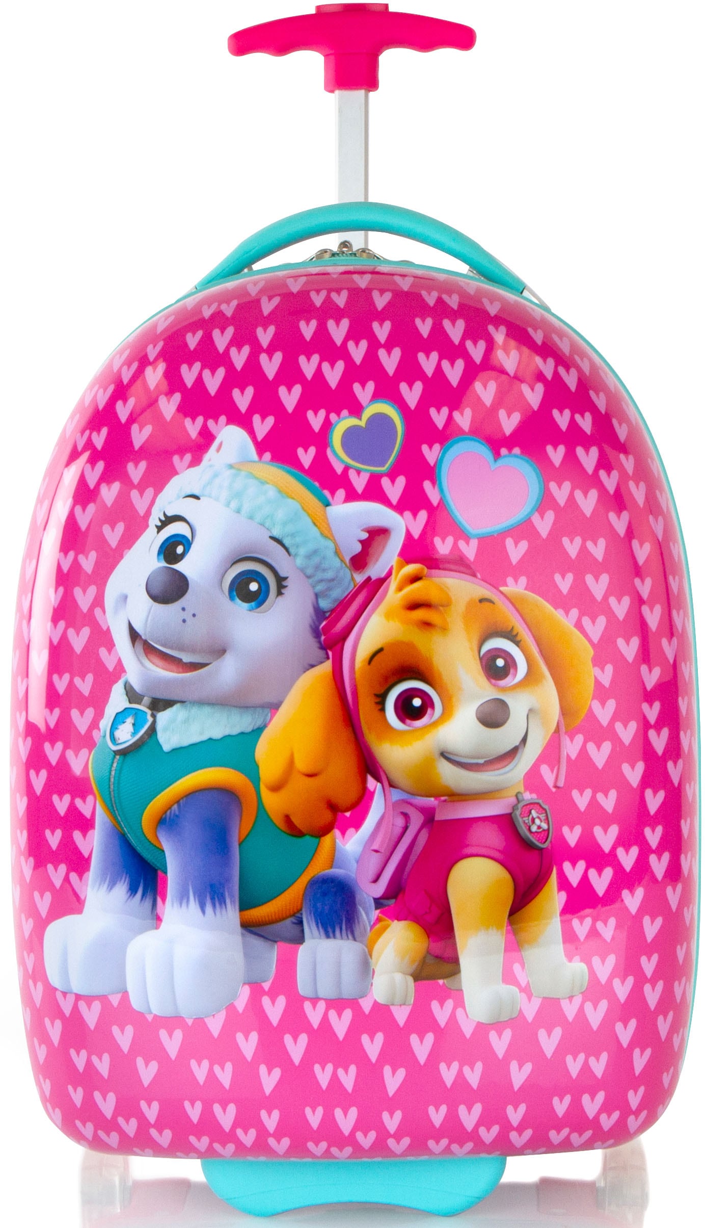 Heys Kinderkoffer »Paw Patrol, Rosa«, 2 Rollen, Heys x Joachim Llambi Kindertrolley Kinder Reisegepäck von Heys