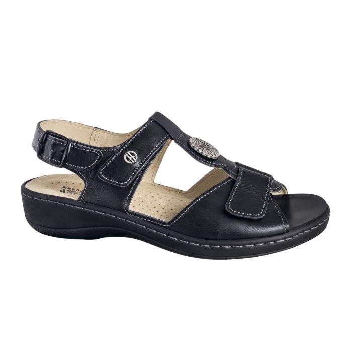 Hickersberger Leder-Sandalette Damen schwarz, 35 von Hickersberger