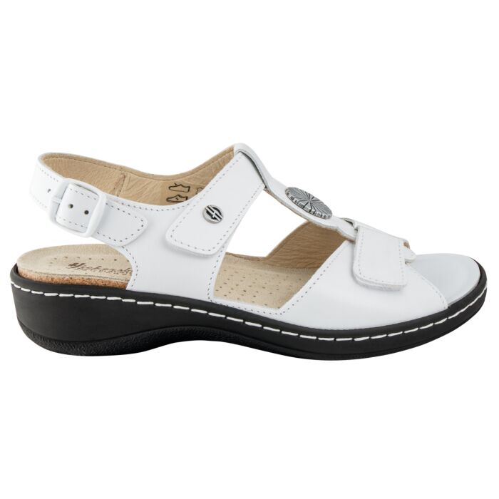 Hickersberger Leder-Sandalette Damen weiss von Hickersberger