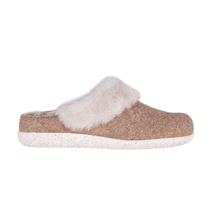 Hickersberger Pantoffel für Damen aus echtem Wollfilz beige Hickersberger Pantoffel für Damen aus echtem Wollfilz beige von Hickersberger