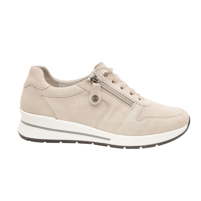 Hickersberger Sneaker aus weichem Veloursleder beige, 39 1/3 von Hickersberger