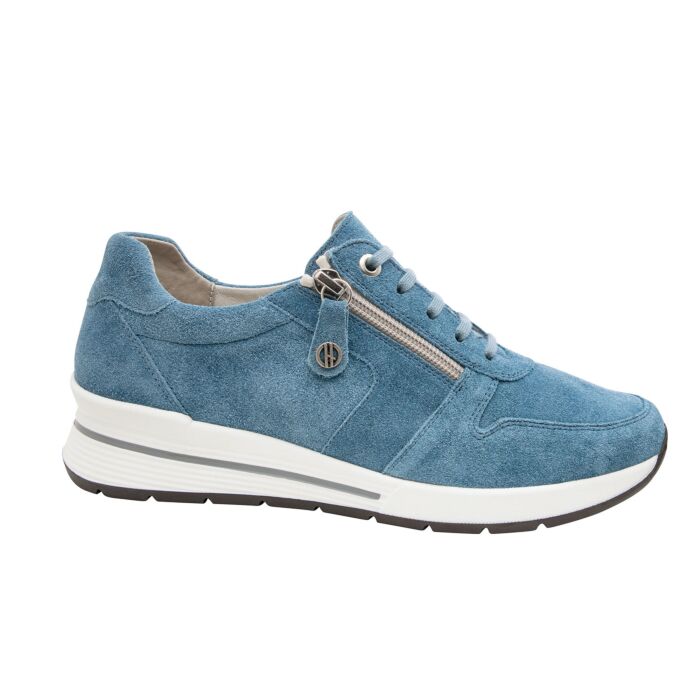 Hickersberger Sneaker aus weichem Veloursleder hellblau, 36 2/3 von Hickersberger