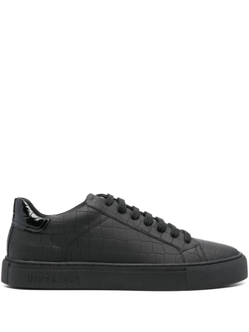 Hide&Jack Essence Croco sneakers - Black von Hide&Jack