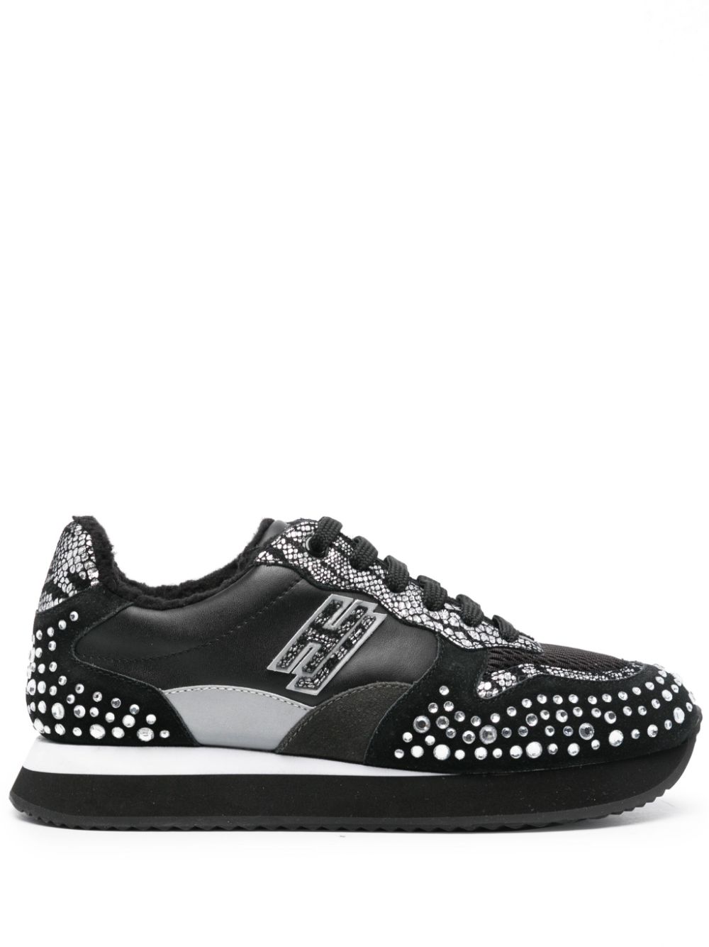 Hide&Jack Over Running sneakers - Black von Hide&Jack