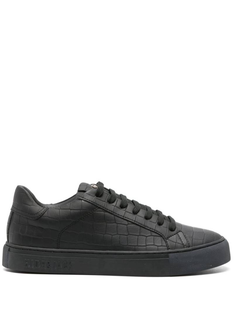 Hide&Jack Essence Croco sneakers - Black von Hide&Jack