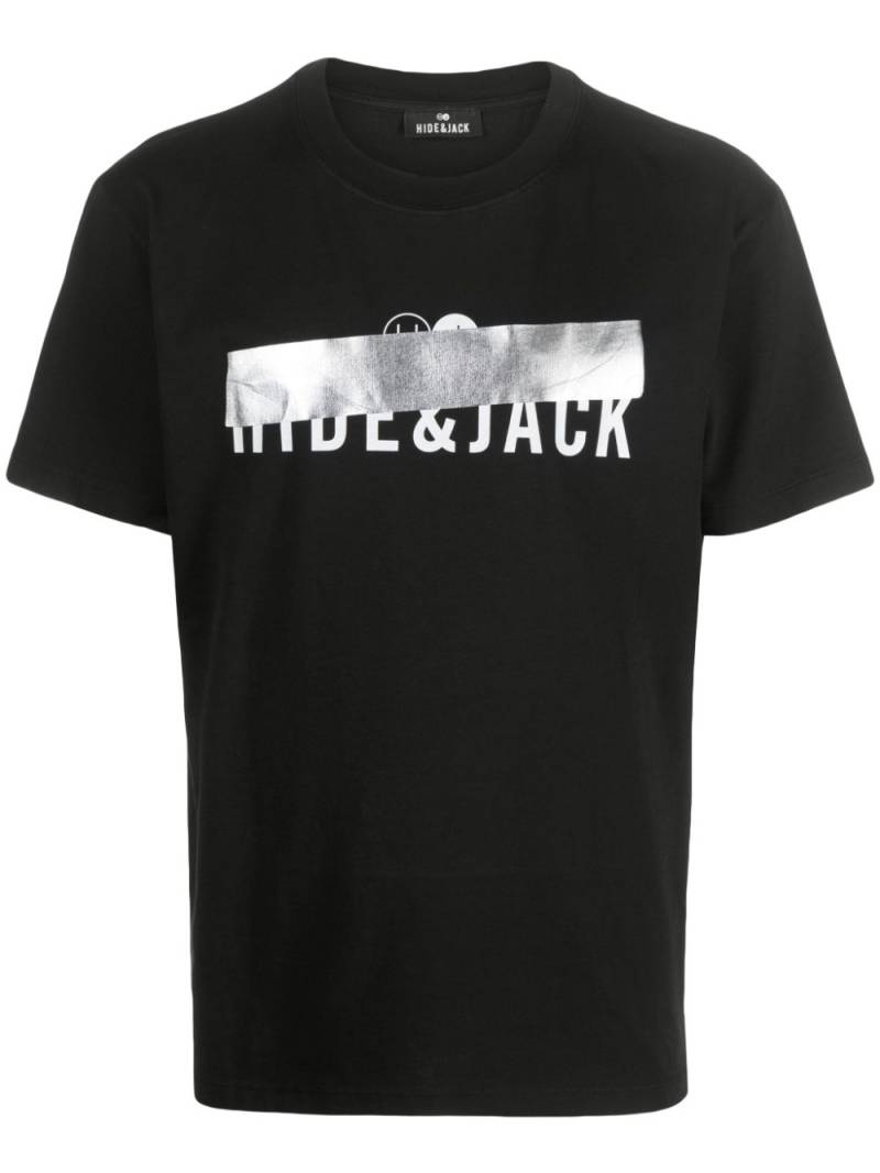 Hide&Jack logo-print cotton T-Shirt - Black von Hide&Jack