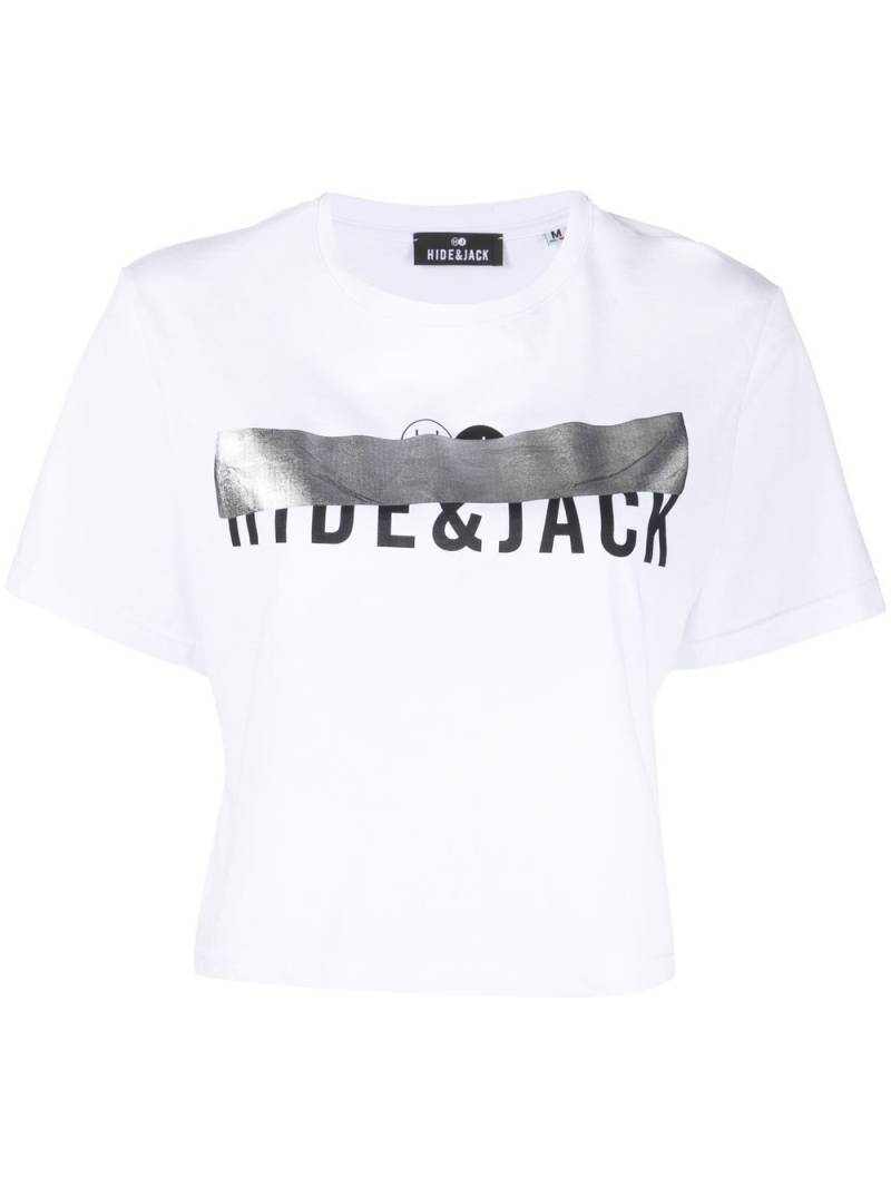 Hide&Jack logo-print detail T-shirt - White von Hide&Jack