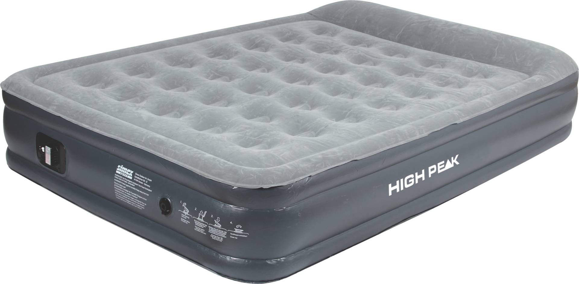 High Peak Luftbett »Smooth Comfort Double«, (mit Transporttasche) von High Peak