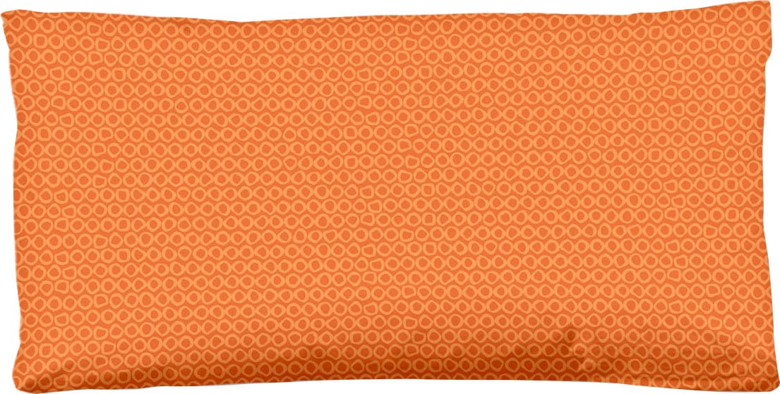 hip Kissenbezug »Ziva«, (1 St.), Baumwolle, Mako-Satin, 40x80, 1 Stück, Reissverschluss, Ziva, Orange von Hip