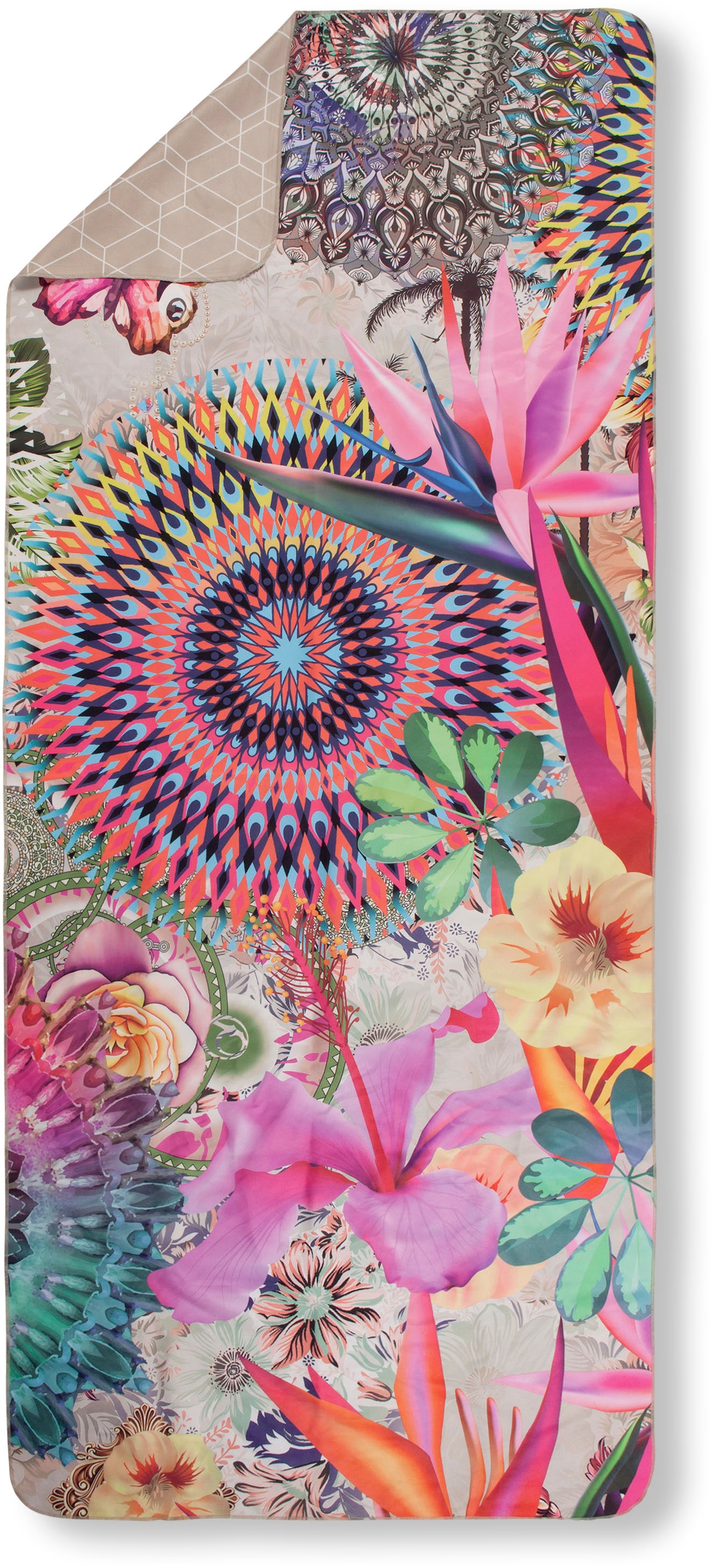 hip Reisehandtuch »Maelli«, (1 St., Strandtuch 50 x 100 cm), Mandala von Hip