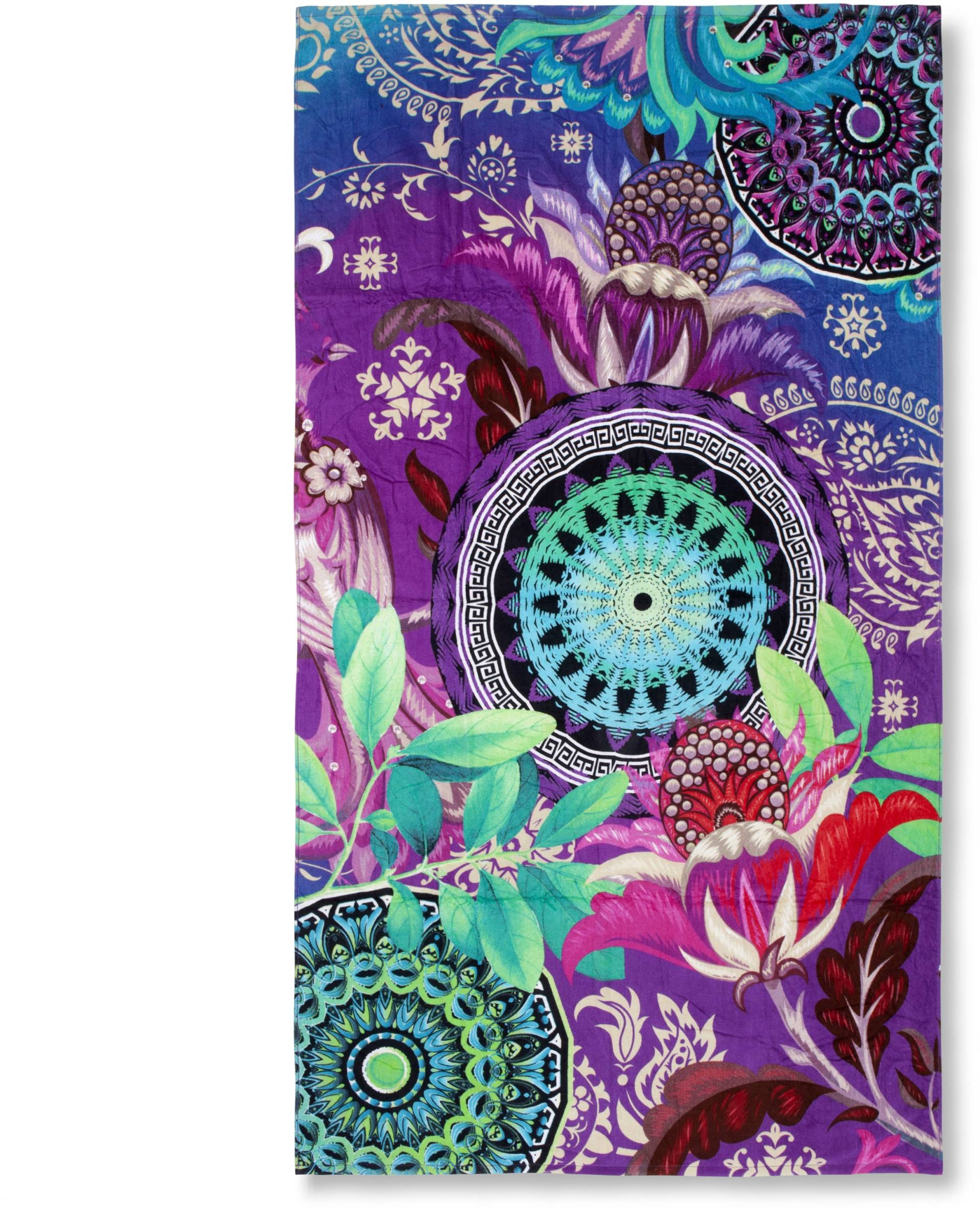 hip Strandtuch »Axelle«, (1 St., Strandtuch 100 x 18 cm), Mandala von Hip