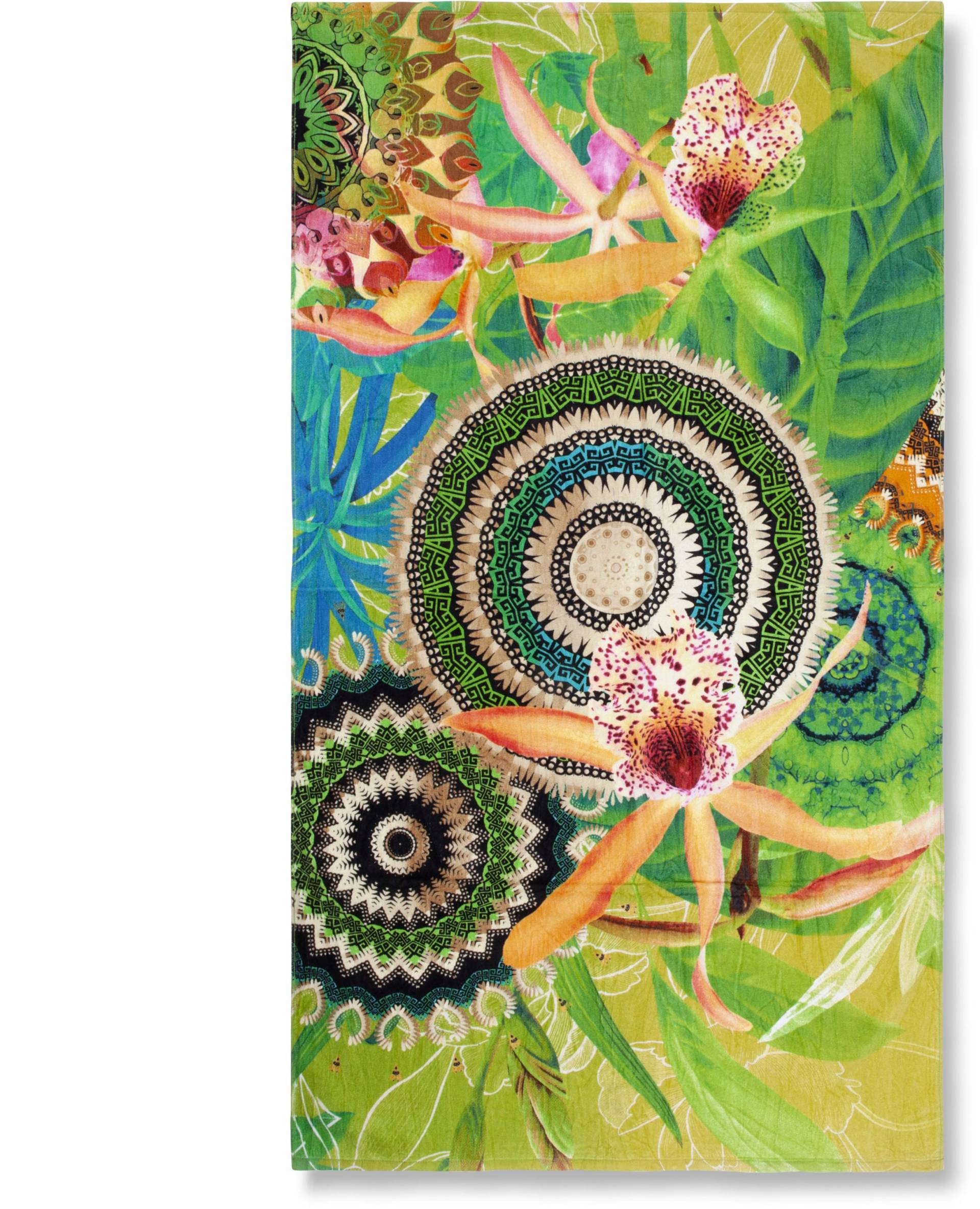 hip Strandtuch »Yissa«, (1 St., Strandtuch 100 x 180 cm), Mandala von Hip