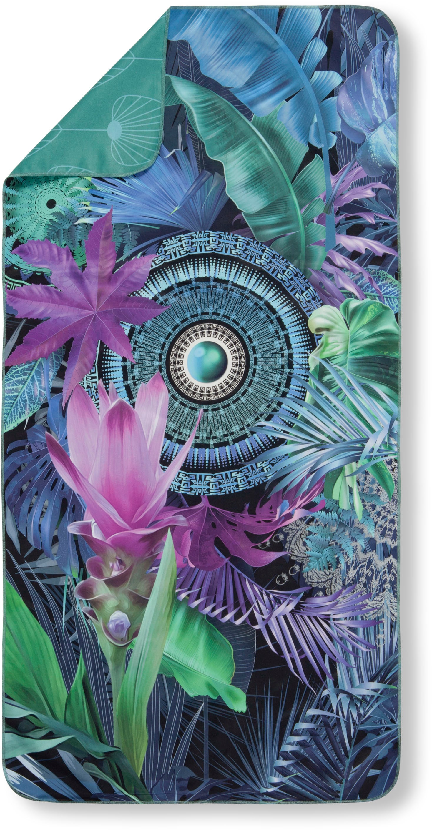 hip Strandtuch »Zehra«, (1 St., Strandtuch 100 x 180 cm), Mandala von Hip