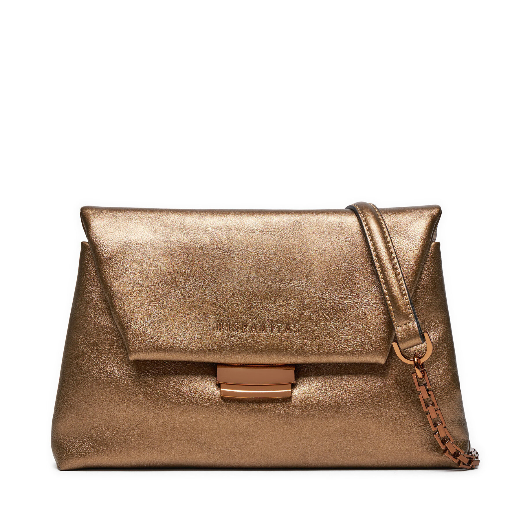 Handtasche Hispanitas Ibiza Met-I24 BI243541 Goldfarben Handtasche Hispanitas Ibiza Met-I24 BI243541 Goldfarben von Hispanitas