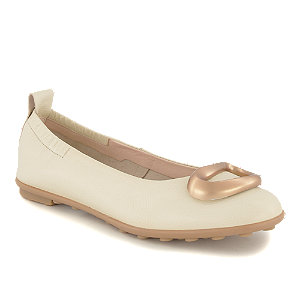 Hispanitas Bombay Damen Ballerina Creme von Hispanitas