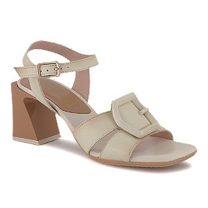 Hispanitas Mallorca Damen Hohe Sandalette Creme von Hispanitas