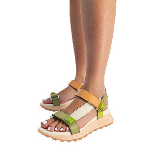 Hispanitas Maui Damen Hohe Sandalette Grün von Hispanitas