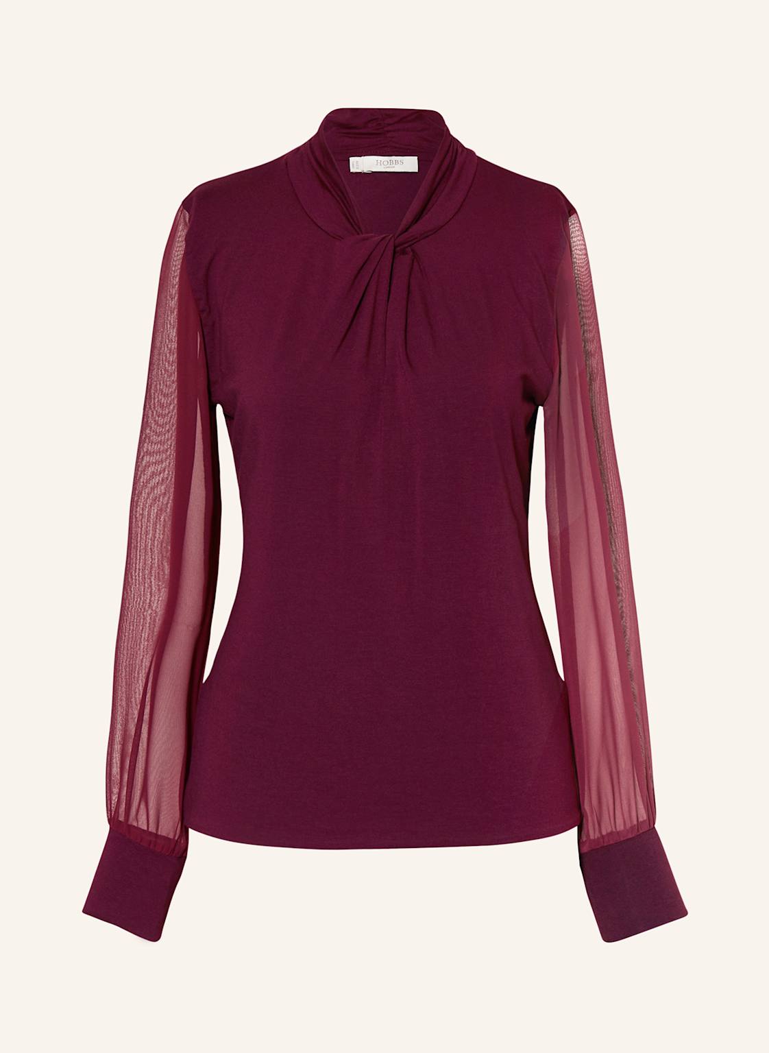 Hobbs Blusenshirt Ashley Im Materialmix rot von Hobbs