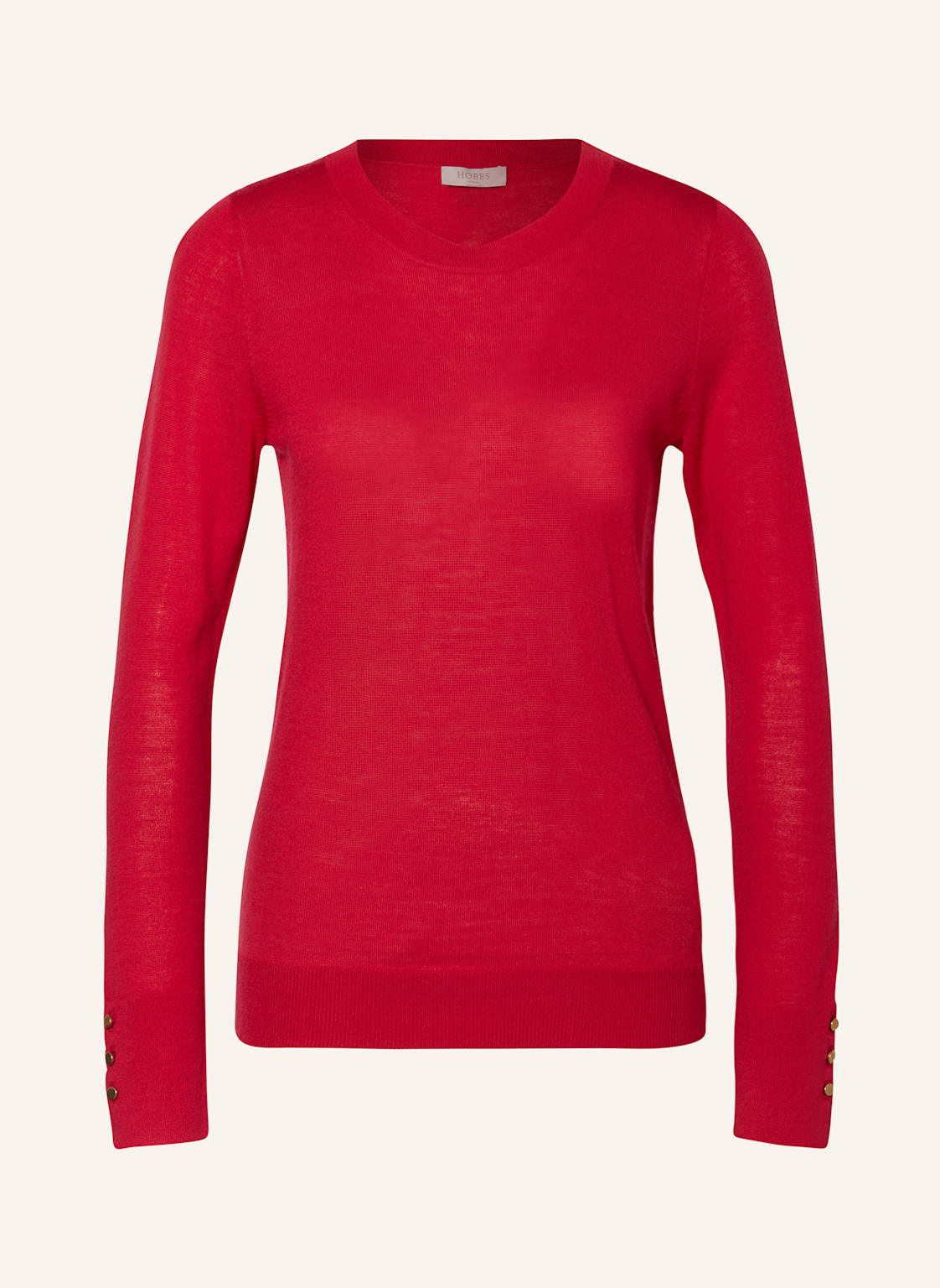 Hobbs Pullover Penny Aus Merinowolle pink von Hobbs