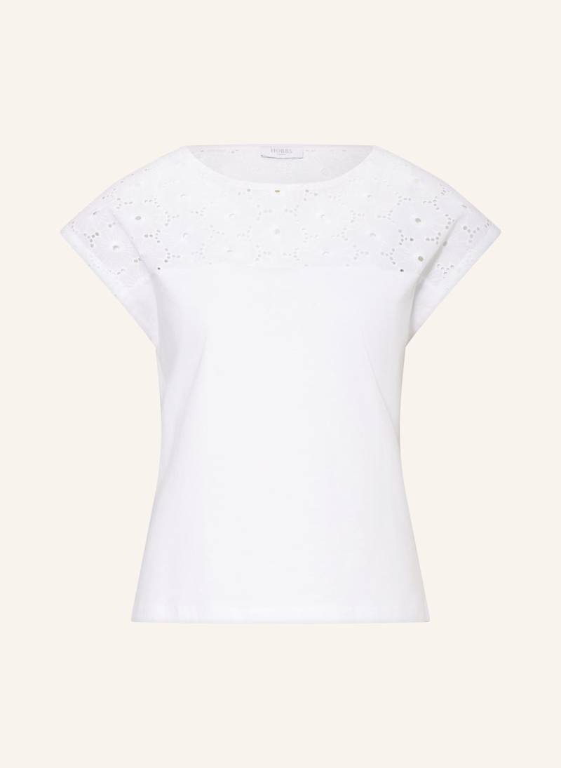 Hobbs T-Shirt Thea Mit Lochspitze weiss von Hobbs