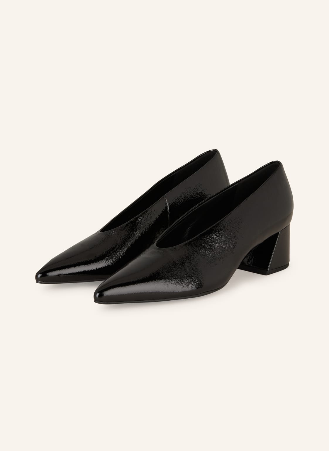 Högl Lack-Pumps schwarz von Högl