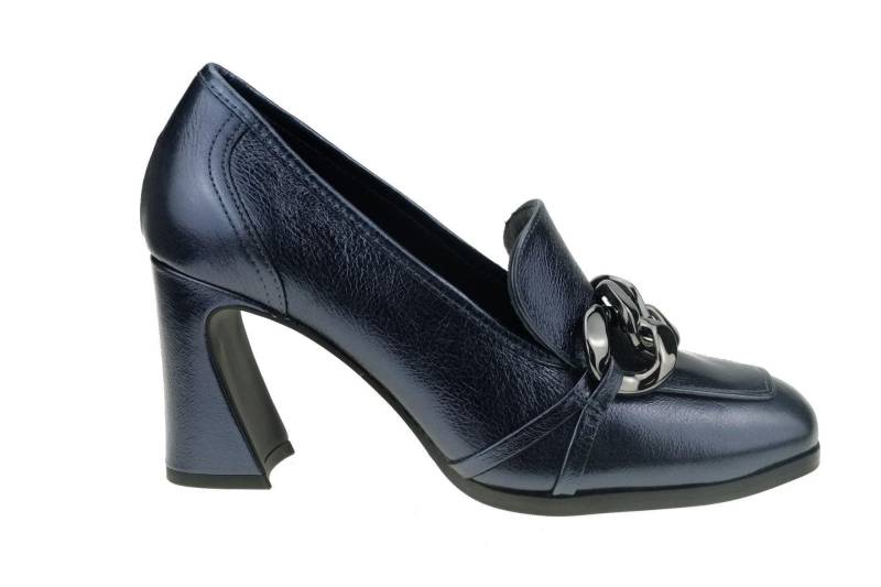 Glenn - Leder Pump Damen Blau 41.5 von Högl