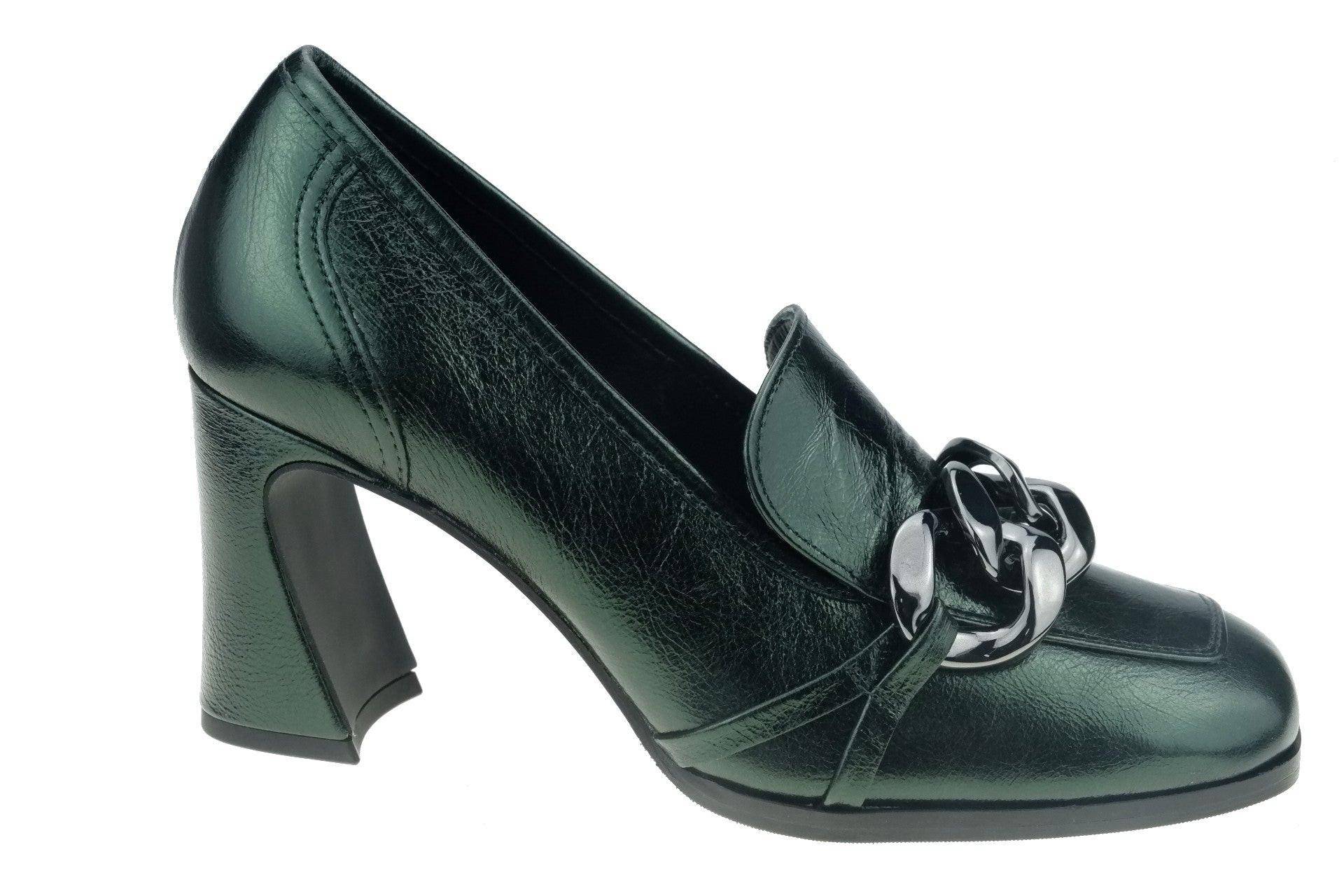 Glenn - Leder Pump Damen Grün 34.5 von Högl