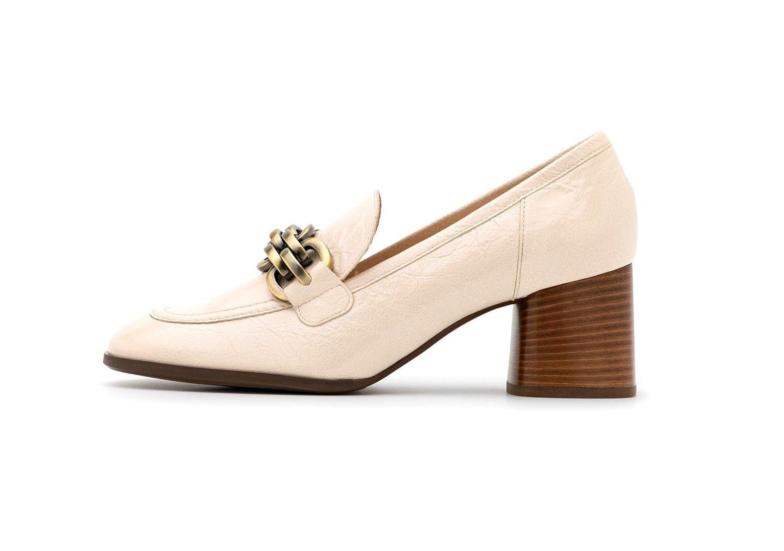 2-106210-1600 - Leder Pump Damen Beige 35 von Högl