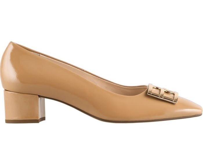 Delila - Leder Pump Damen Beige 41.5 von Högl