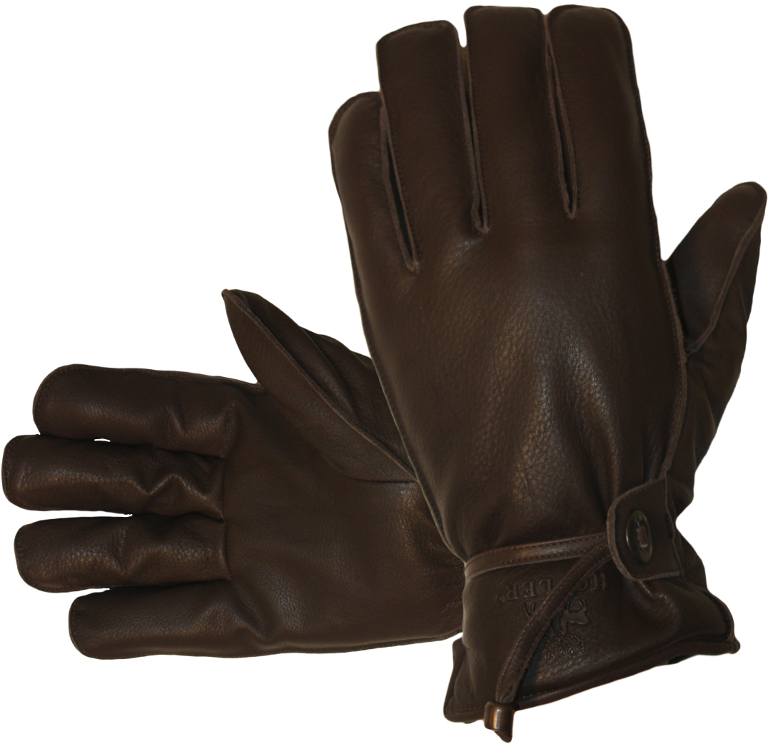 Lederhandschuhe für Herren aus Hirschleder, dunkelbraun Lederhandschuhe für Herren aus Hirschleder, dunkelbraun von Hofler