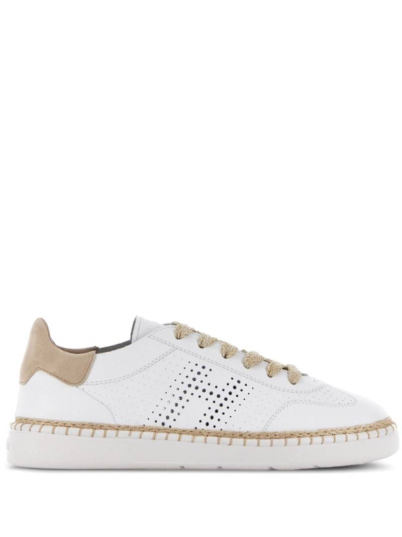 Hogan Cool logo-perforated sneakers - White von Hogan