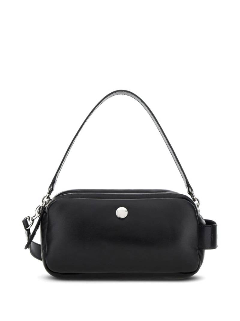 Hogan Doppia leather shoulder bag - Black von Hogan