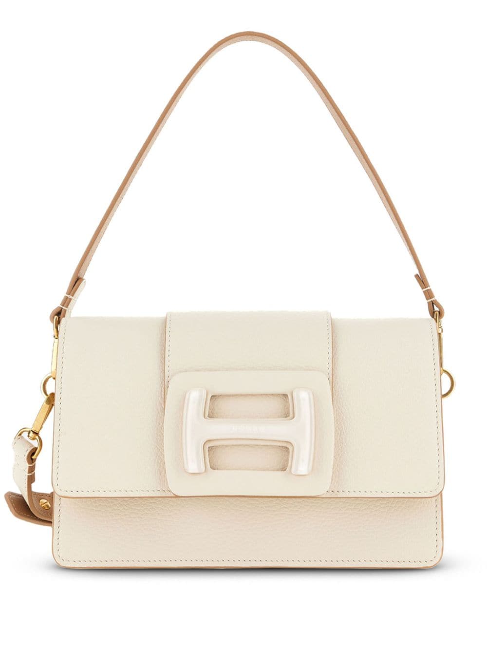 Hogan H-Bag leather crossbody bag - White von Hogan