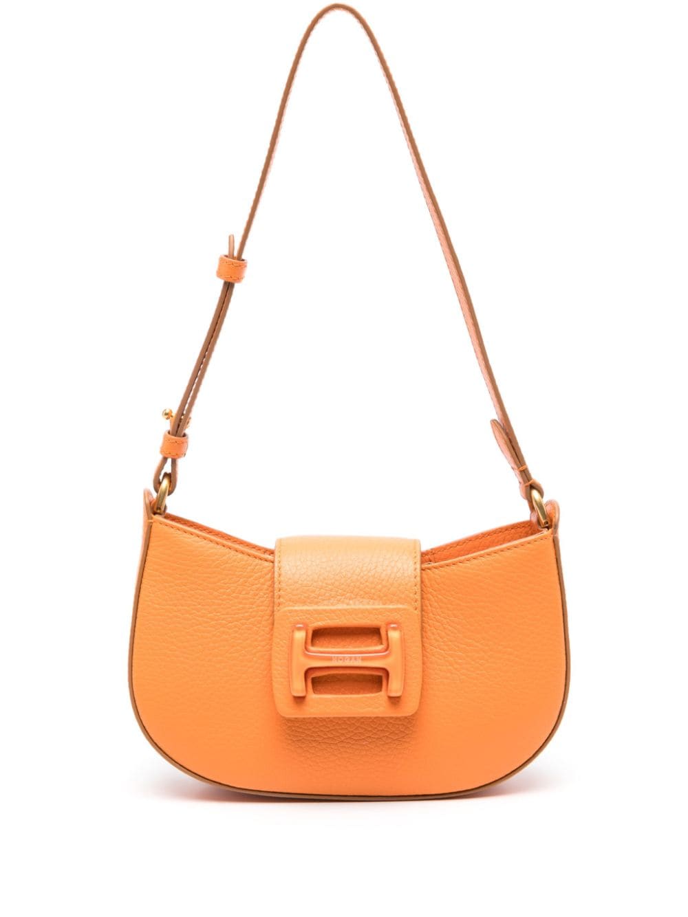 Hogan H-Bag leather shoulder bag - Orange von Hogan