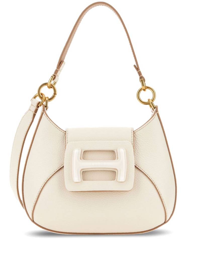 Hogan H-Plexi mini hobo bag - White von Hogan