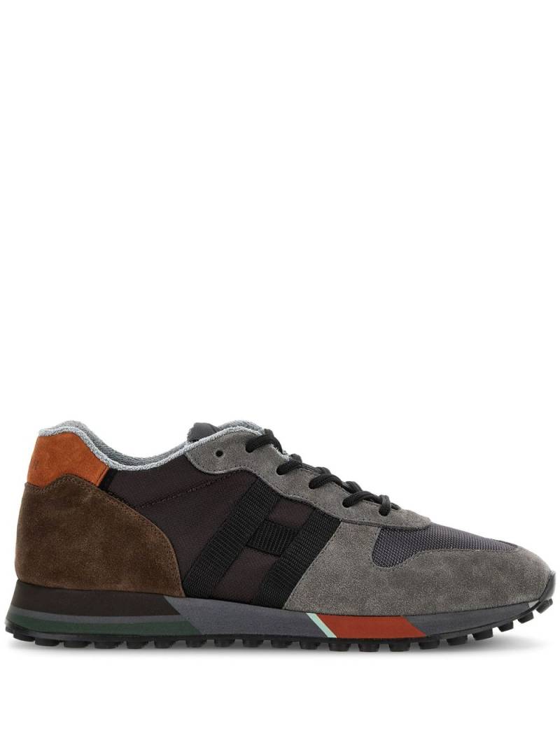 Hogan H383 panelled low-top sneakers - Grey von Hogan