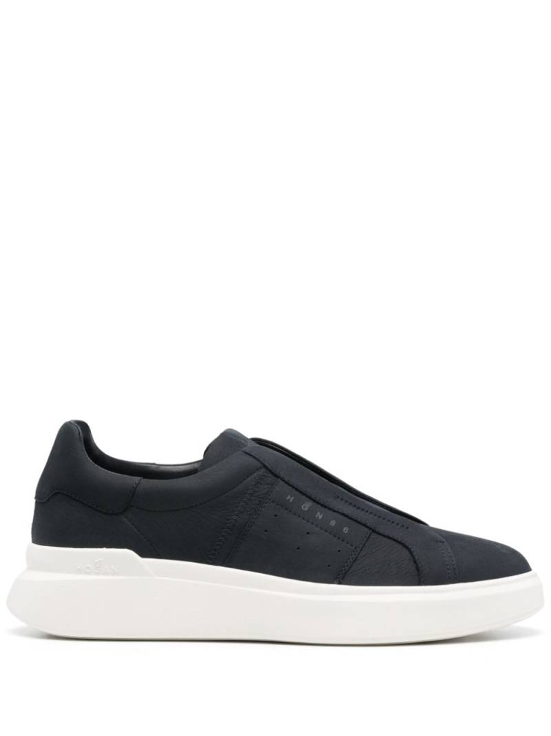 Hogan H580 slip-on leather sneakers - Blue von Hogan