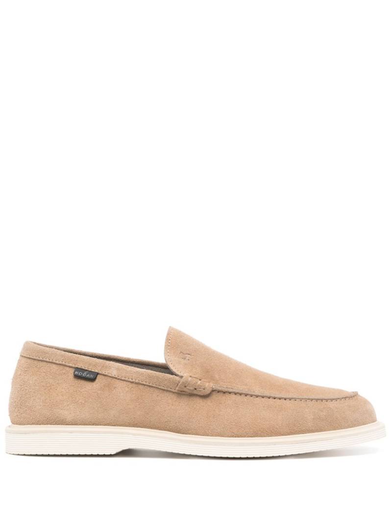 Hogan H616 suede loafers - Neutrals von Hogan