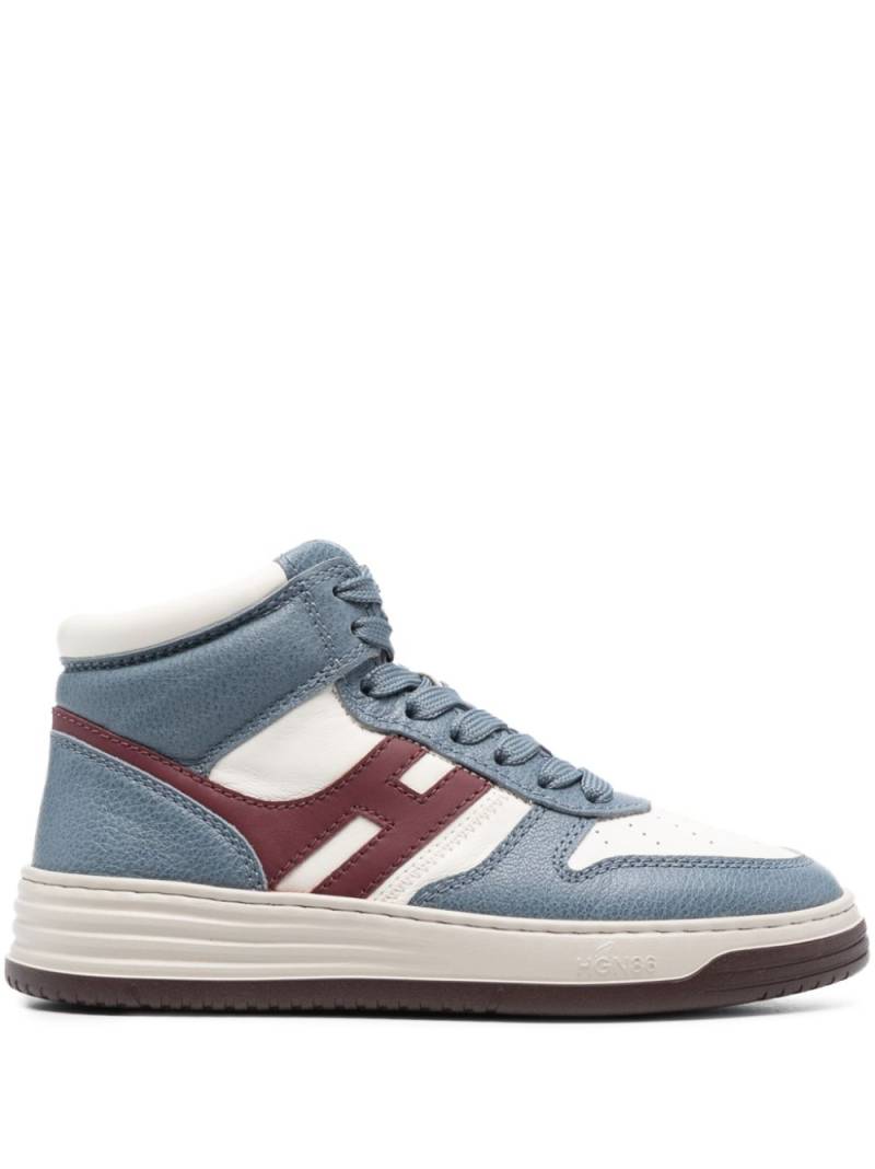 Hogan H630 panelled high-top sneakers - Blue von Hogan