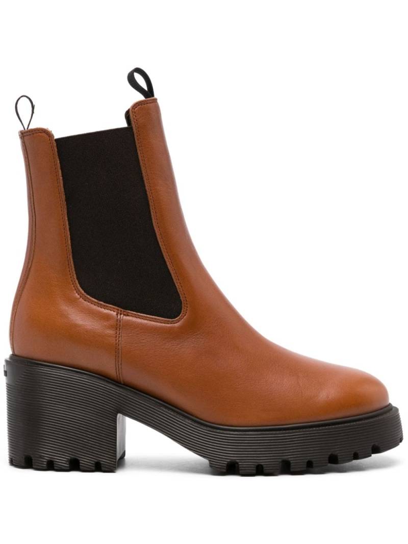 Hogan H649 slip-on ankle boots - Brown von Hogan