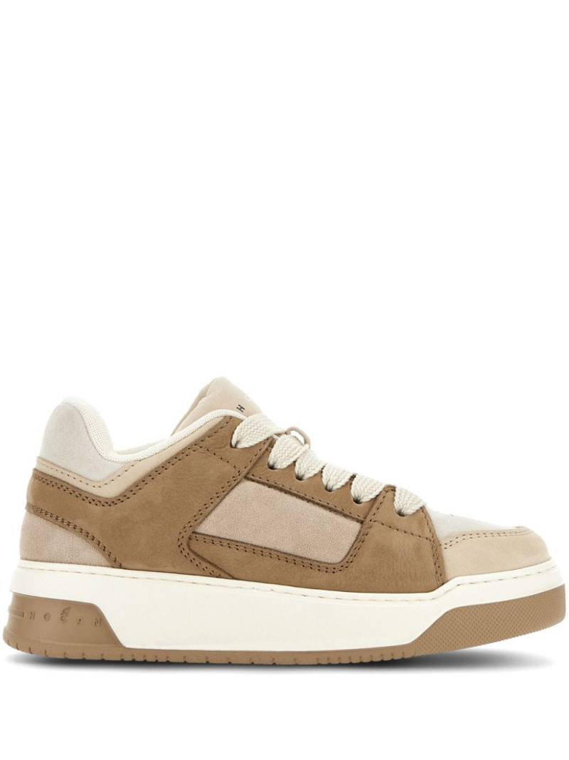 Hogan H667 lace-up leather sneakers - Neutrals von Hogan