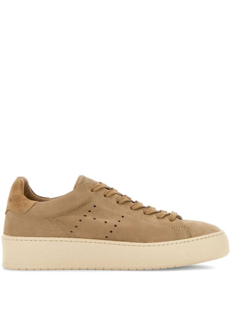 Hogan H672 lace-up leather sneakers - Brown von Hogan