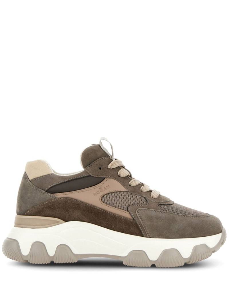 Hogan Hyperactive lace-up sneakers - Brown von Hogan