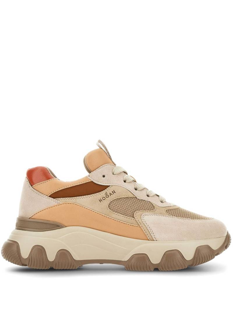 Hogan Hyperactive panelled leather sneakers - Neutrals von Hogan