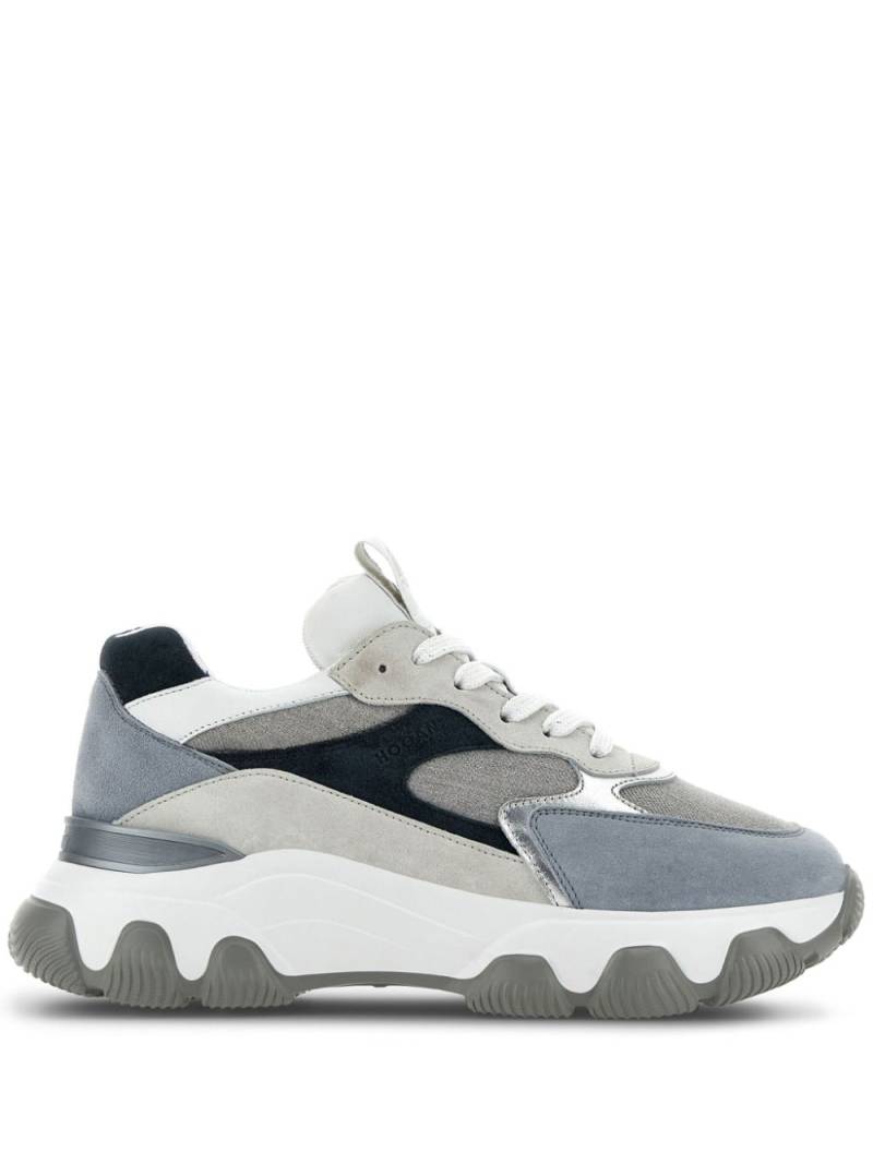 Hogan Hyperactive panelled suede sneakers - Grey von Hogan