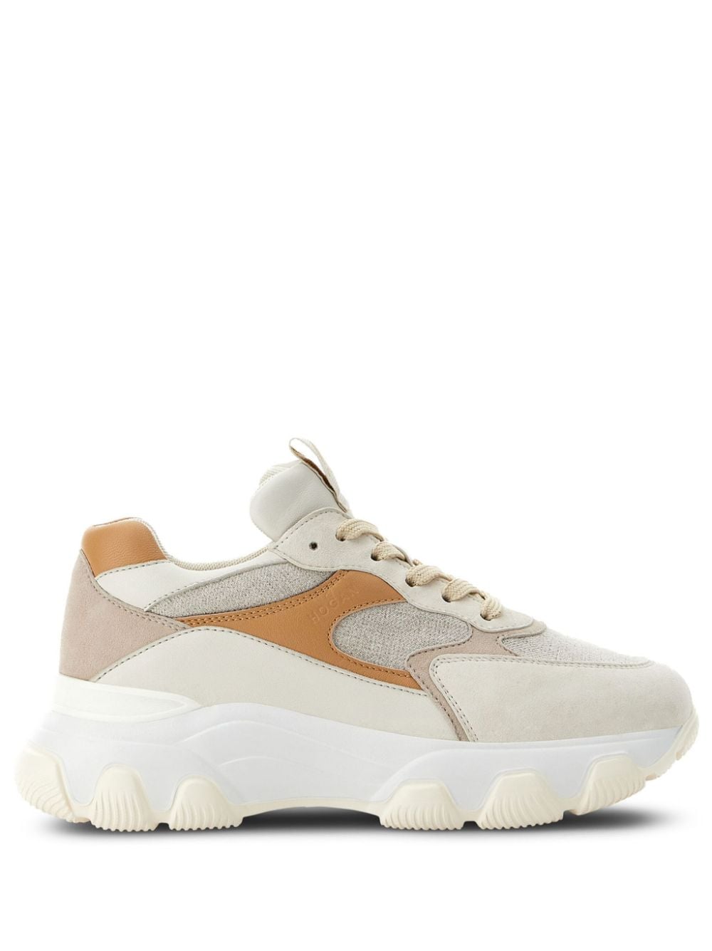 Hogan Hyperactive panelled suede sneakers - Neutrals von Hogan