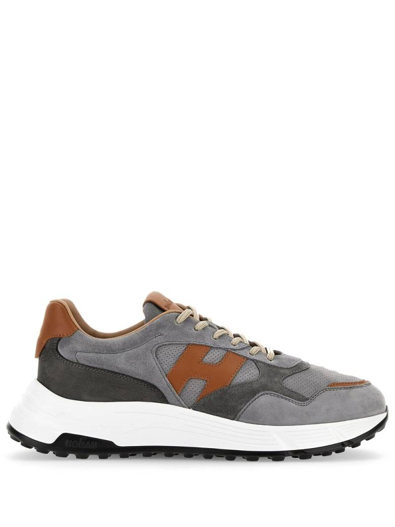 Hogan Hyperlight panelled leather sneakers - Grey von Hogan