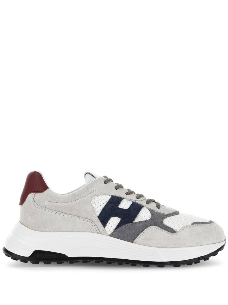 Hogan Hyperlight panelled leather sneakers - Grey von Hogan